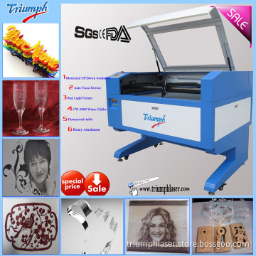 High Precision Auto Focus Reci 80W CO2 Laser Cutting Machine/ Laser Engraver 900*600mm (TR-9060)